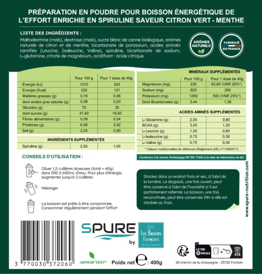 hydra-verte Citron-vert Menthe Verso