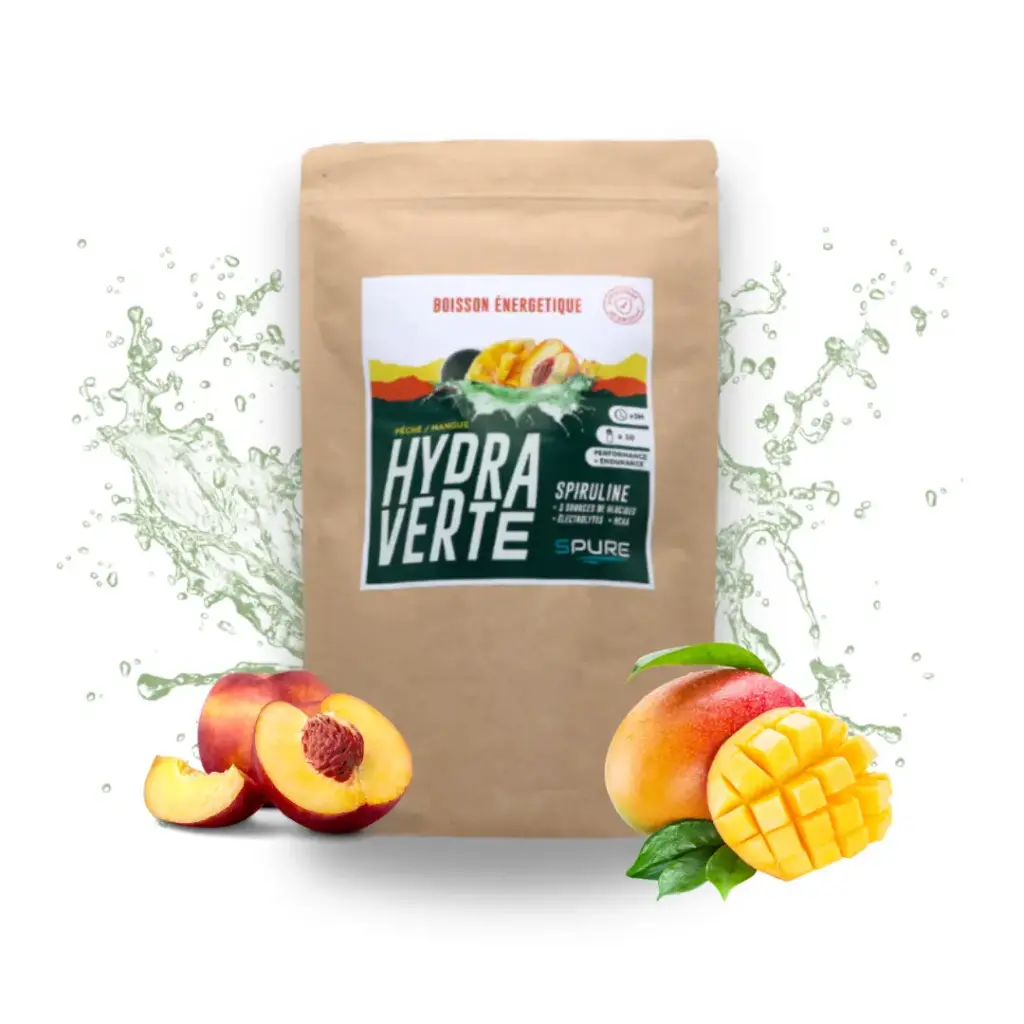 Boisson Énergétique Hydra-Verte, Pèche Mangue